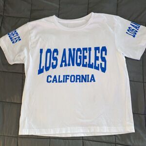 On Fire Women’s Los Angeles California Crop Top M